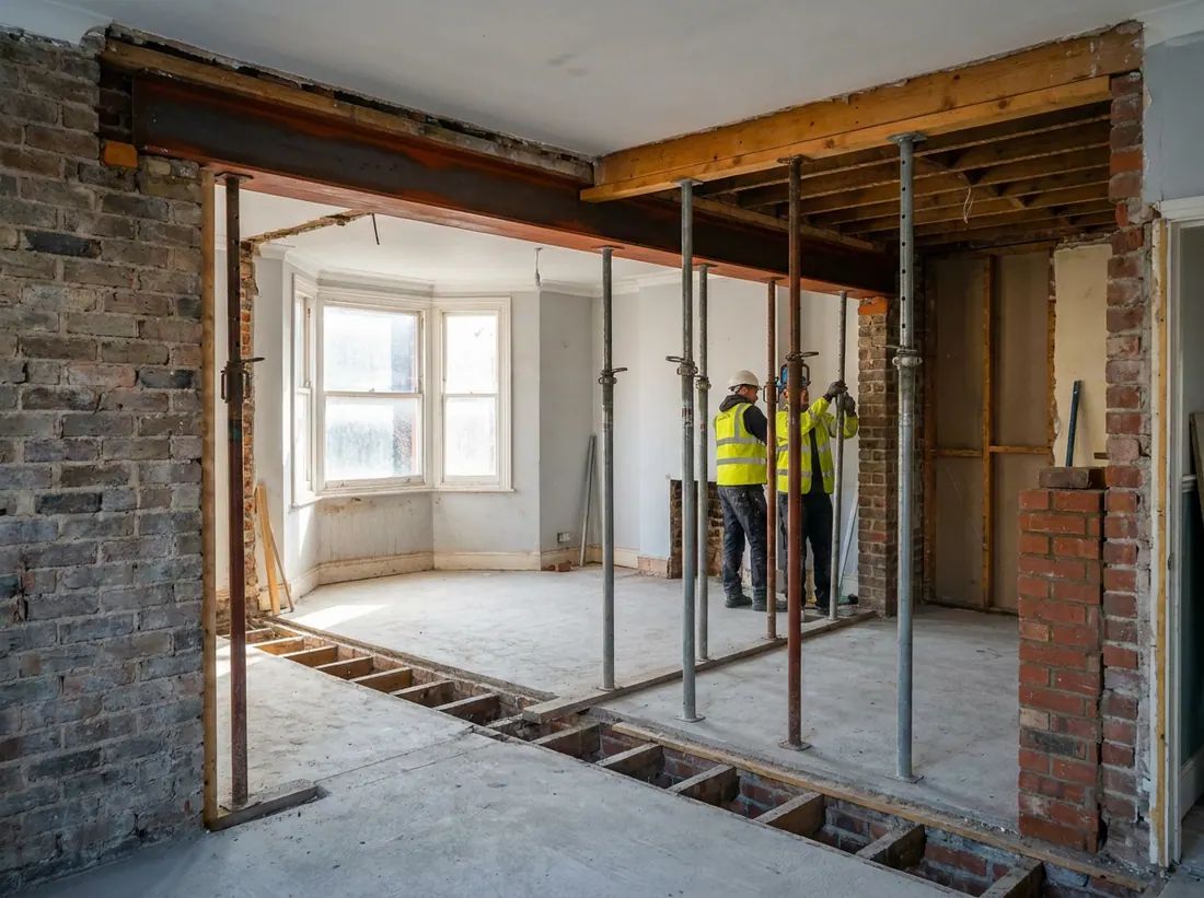 A London house part way through a full renovation